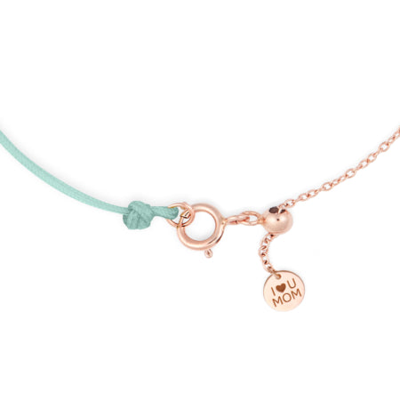 La Palette Verde Aqua string bracelet
