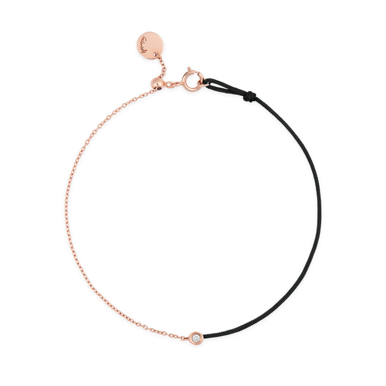La Palette Black string bracelet
