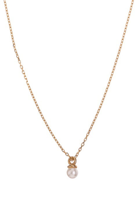 18 karátos arany nyaklánc gyöngyös medállal