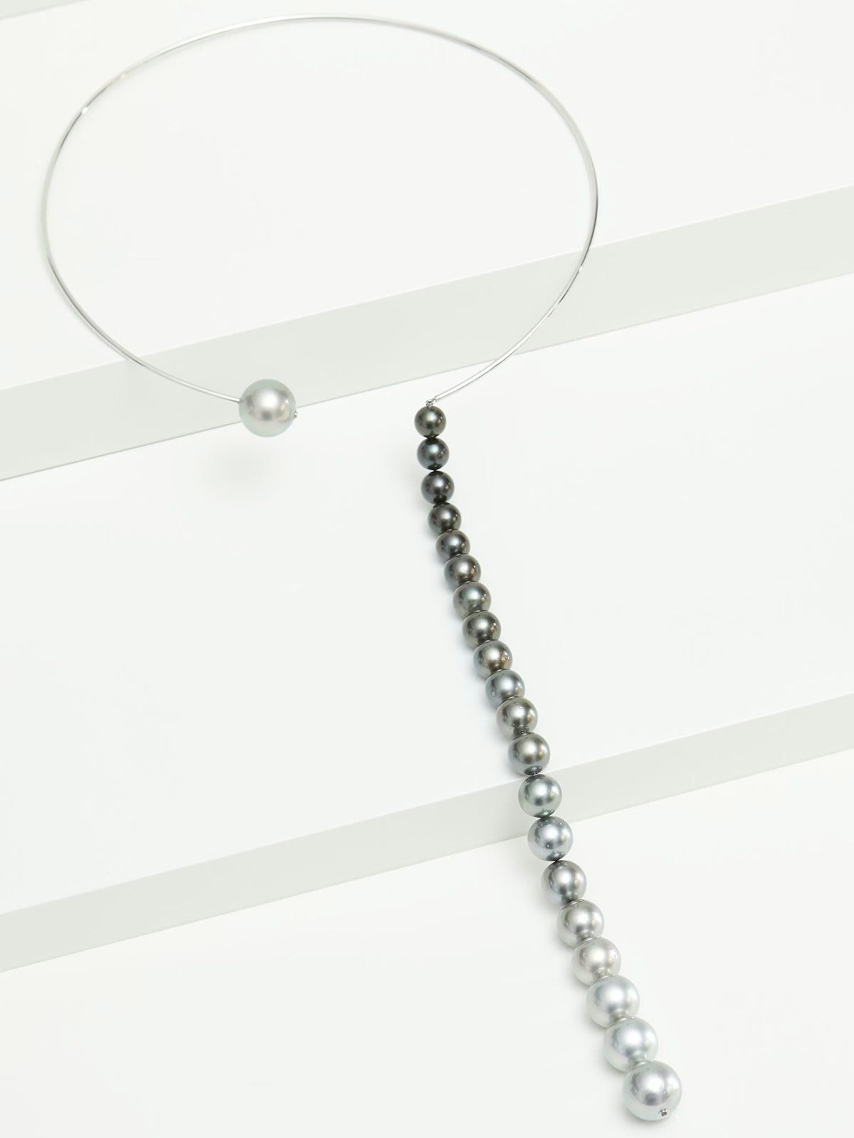 Open Mind arany nyaklánc Tahiti gyönggyel