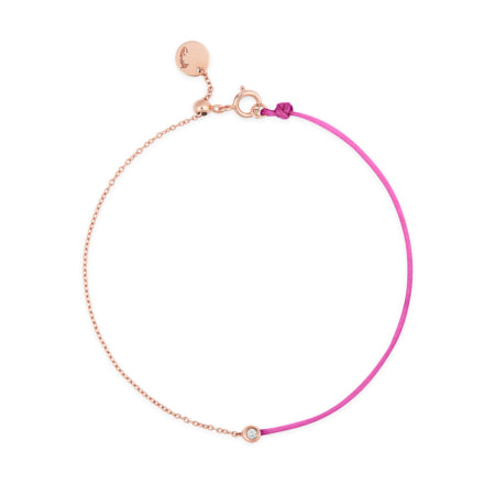 La Palette Cyclamen madzag karkötő