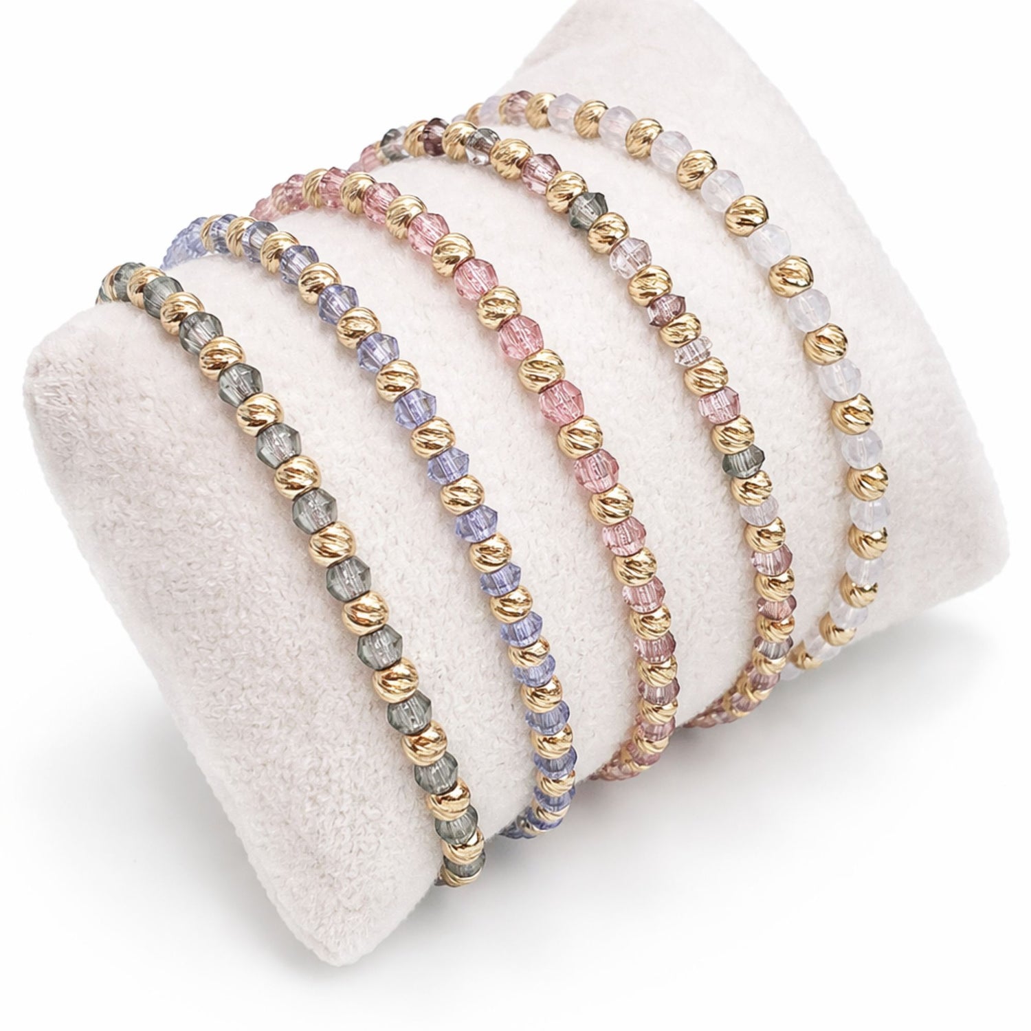 Swarovski&arany karkötő