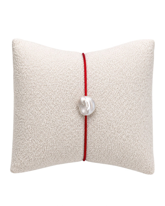 Pearl&Diamond Signiture piros karkötő