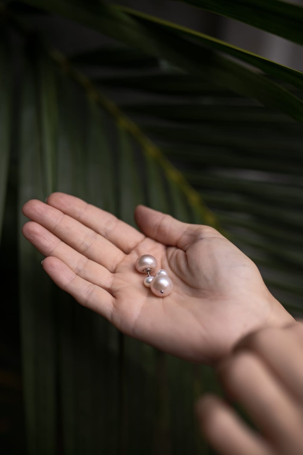 PINK PEARL ezüst édesvízi gyöngy fülbevaló