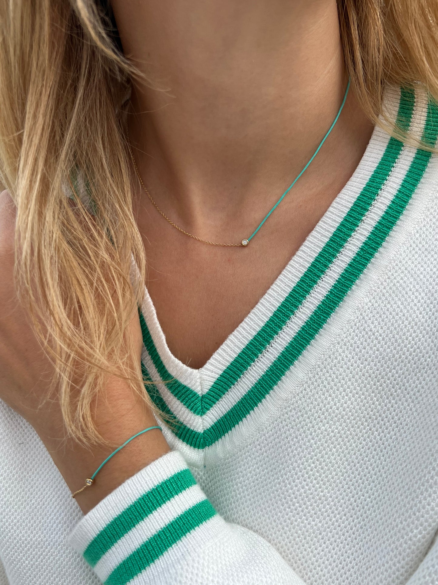 La Palette Verde SalviThe necklace