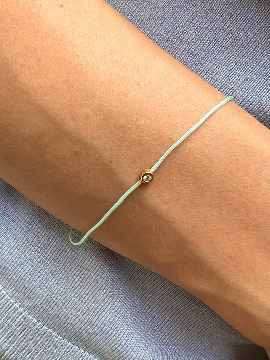 La Palette Baby Blue string bracelet
