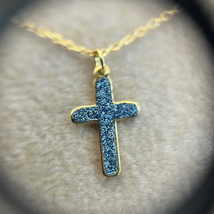 CHROME KERESZT NYAKLÁNC 18KT