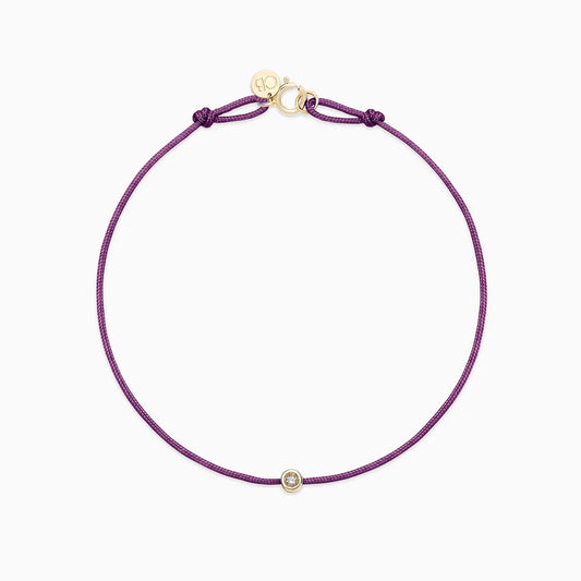 La Palette Purple madzag karkötő