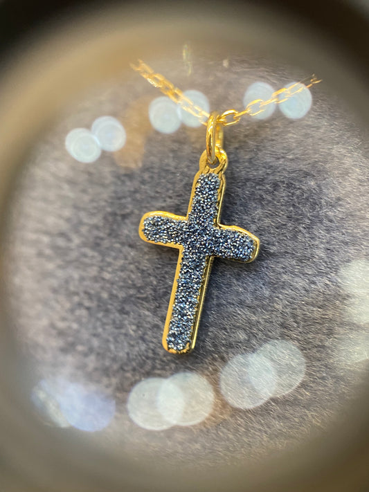 CHROME KERESZT NYAKLÁNC 18KT