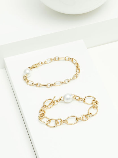 BALTHASAR arany karkötő déltengeri gyöngyökkel