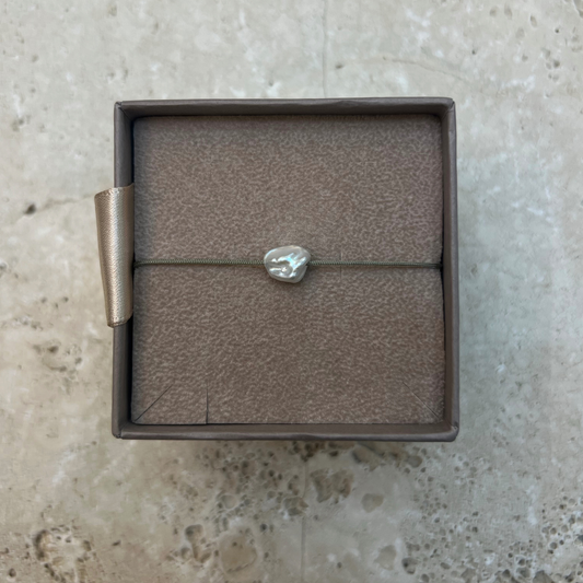 Pearl&Diamond Signiture oliva zöld karkötő