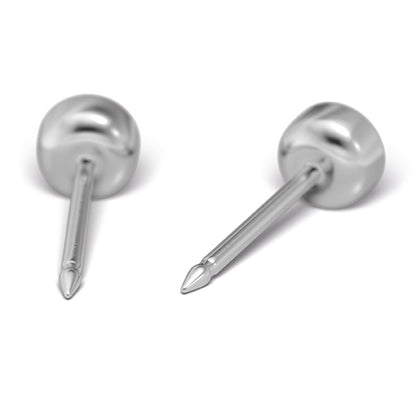 Studex 3 mm körfoglalatú 14 kt fehér arany cirkónia fülbeval
