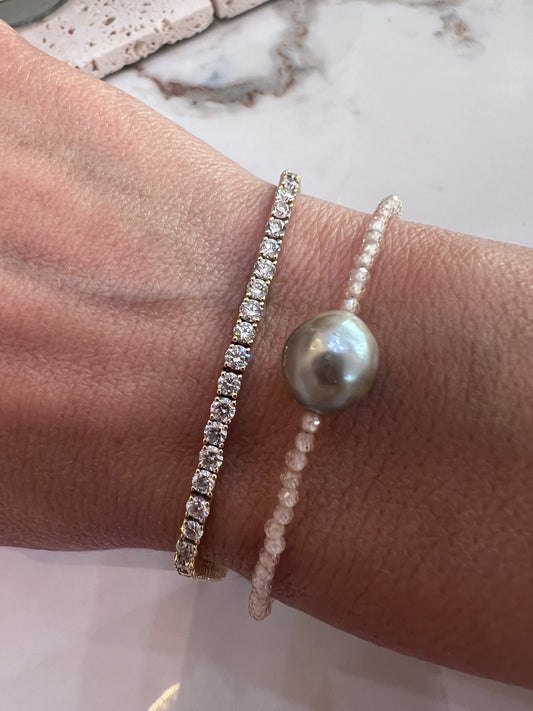 P&D EZÜST NOIR PEARL karkörkötő