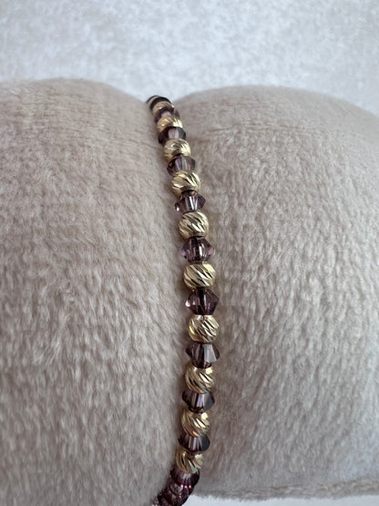 Lavande Swarovski karkötő
