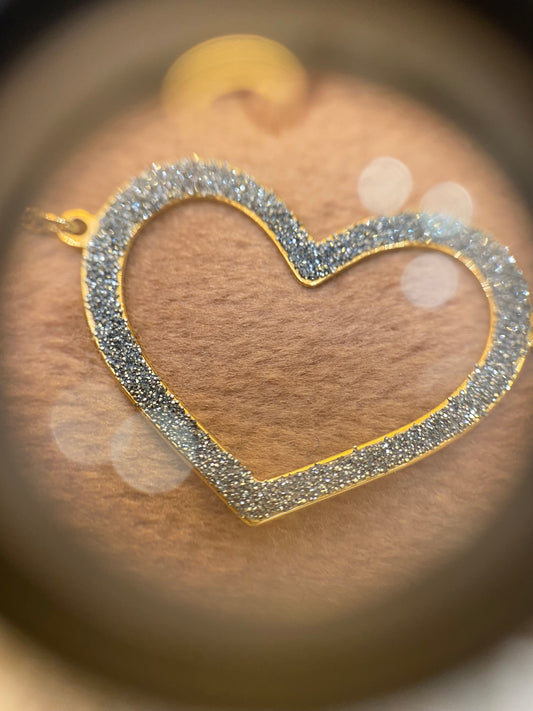 18 KT szíves karkötő