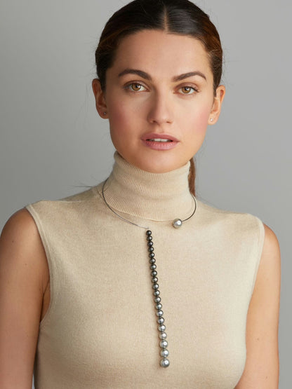 Open Mind arany nyaklánc Tahiti gyönggyel