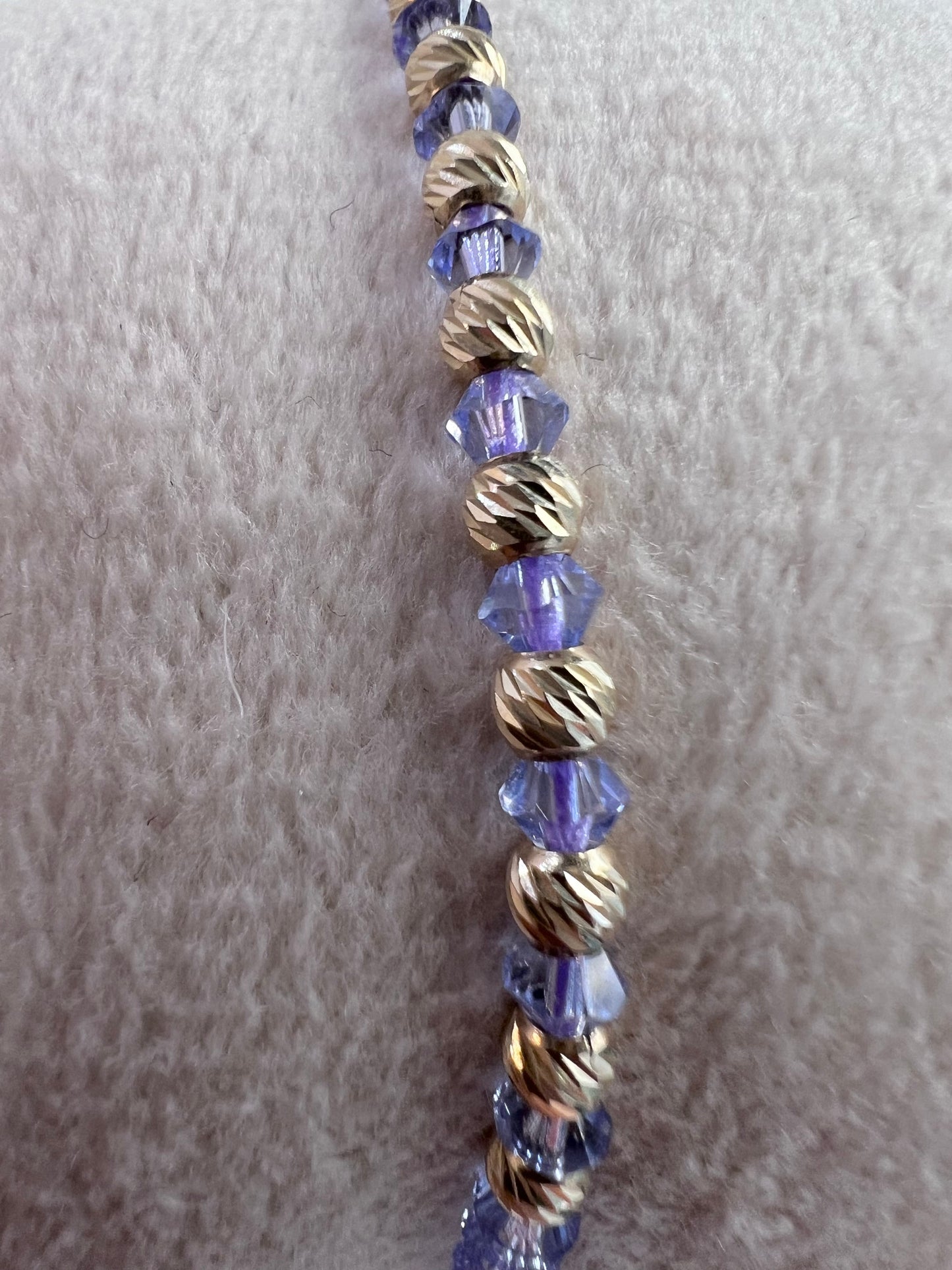 Lavande Swarovski karkötő