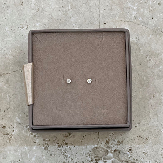 Sárga arany gyémánt fülbevaló