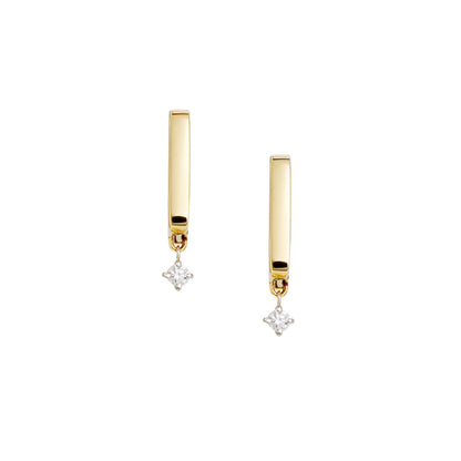CB square earrings