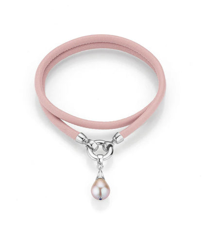 PINK PEARL ezüst nyaklánc&karkötő 2in1 rózsaszín édesvízi gyönggyel