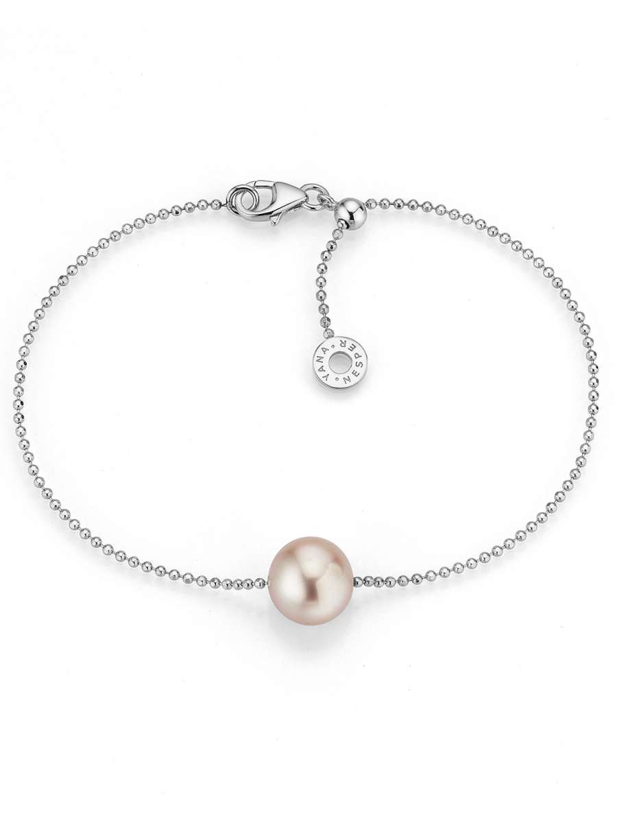 PINK PEARL ezüst karkötő édesvízi gyönggyel